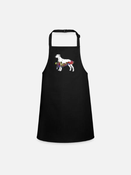 Rhodesian Ridgeback Rhodesian Ridgeback Mama - Children's Apron - black - Front