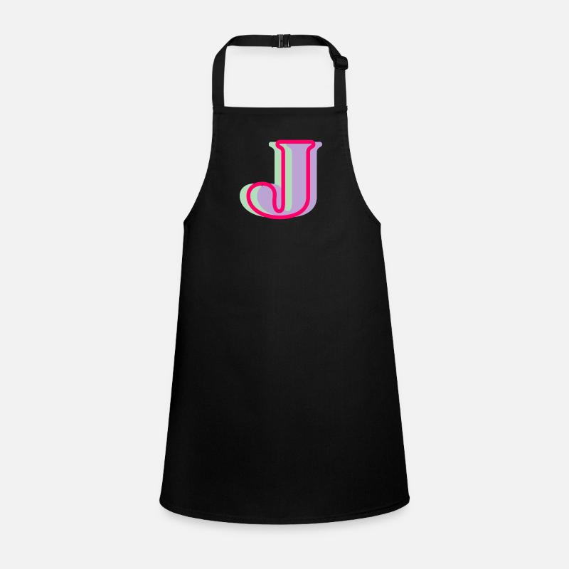 Lettre j multicolore Tablier Enfant