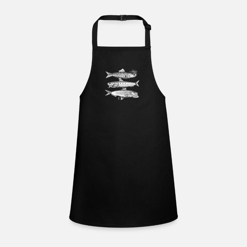3 Fish - White Children's Apron