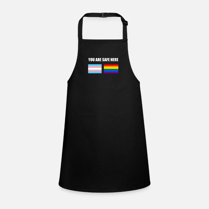 You Are Safe Here LGBT Sign Flags Children's Apron