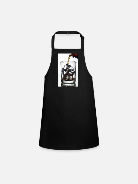 ColaEis - Children's Apron - black - Front