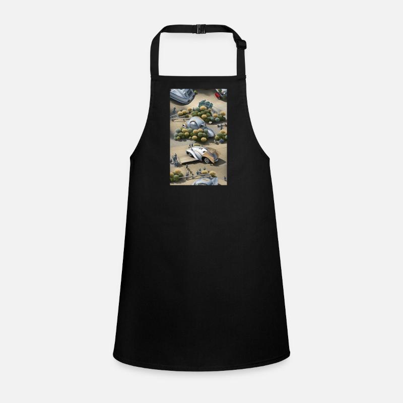 Futuristic car Children's Apron