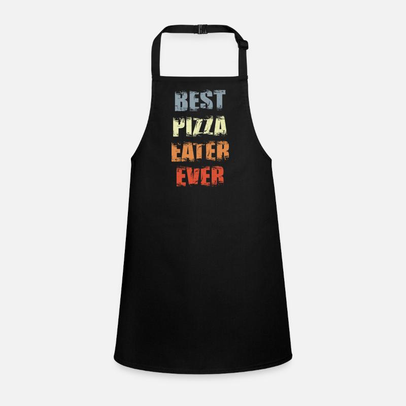 Lustiger Pizza Esser Schürze für Kinder