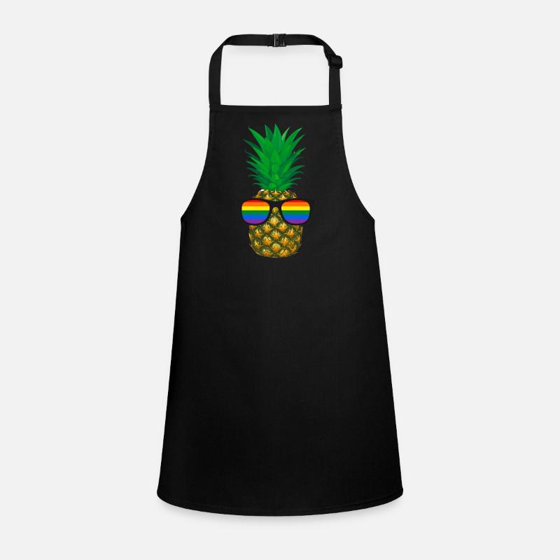 Ananas, Lunettes De Soleil, LGTB, Arc-en-ciel, Coloré Tablier Enfant