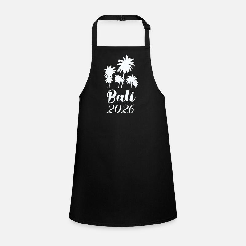 Bali Palm Trees 2026 Tropical Look Children's Apron