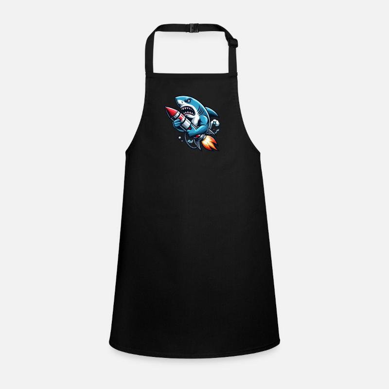 Rocket Shark veut nager plus vite Tablier Enfant