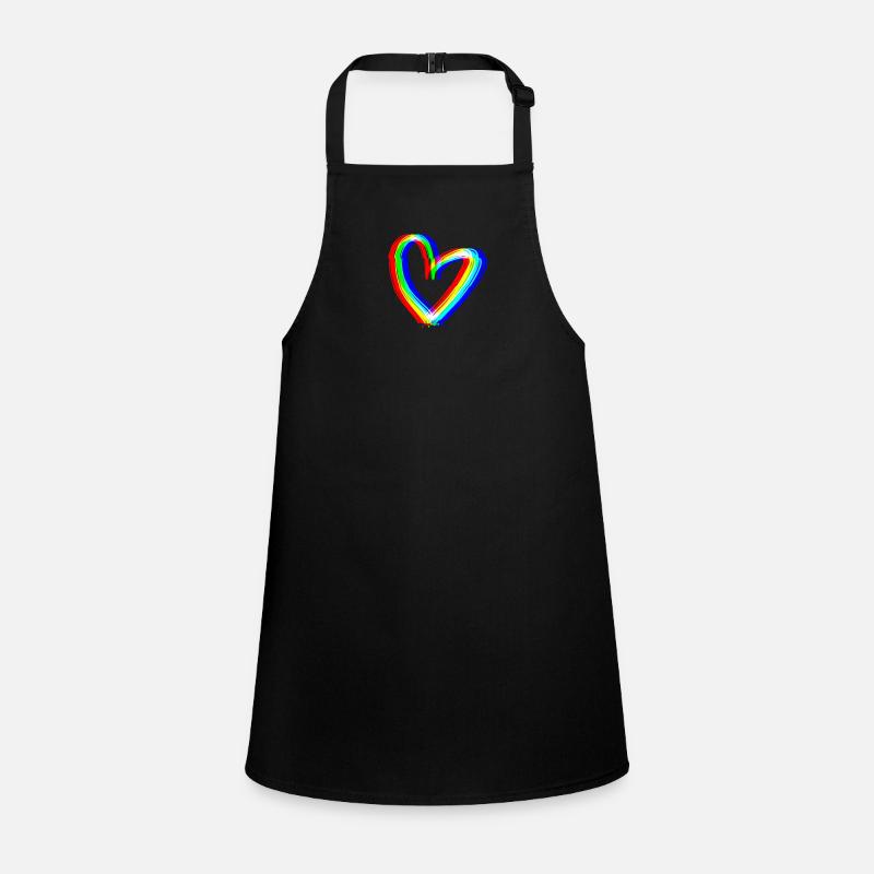 effet cœur 3D symbole amour Tablier Enfant