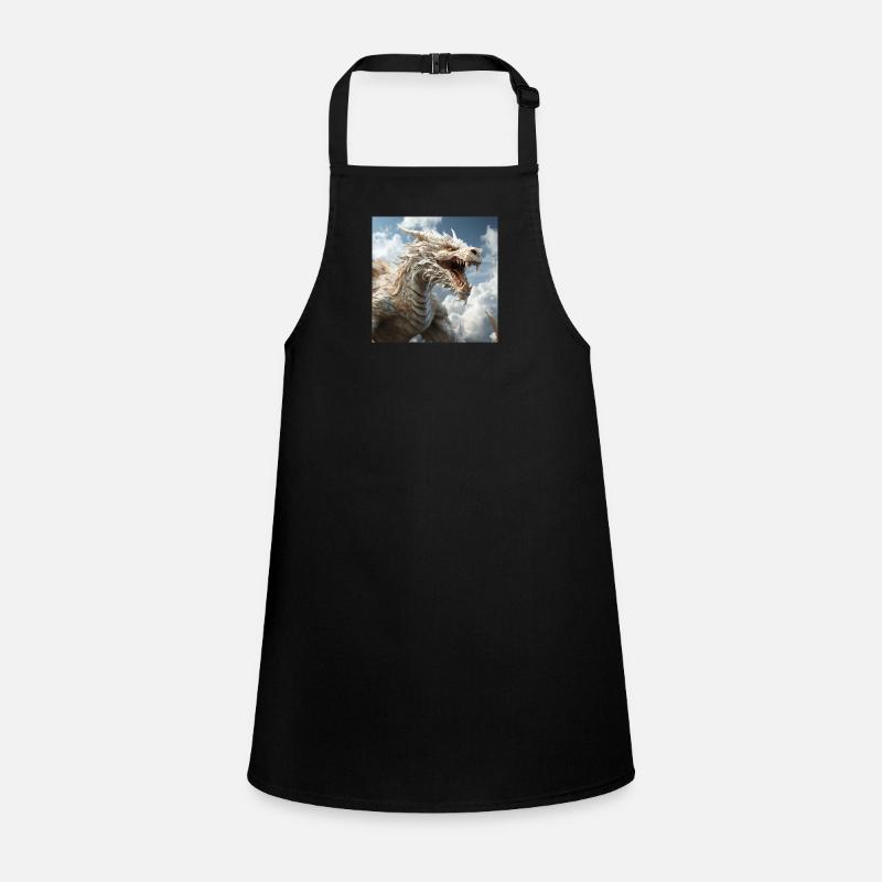 Weißer Drache Schürze für Kinder