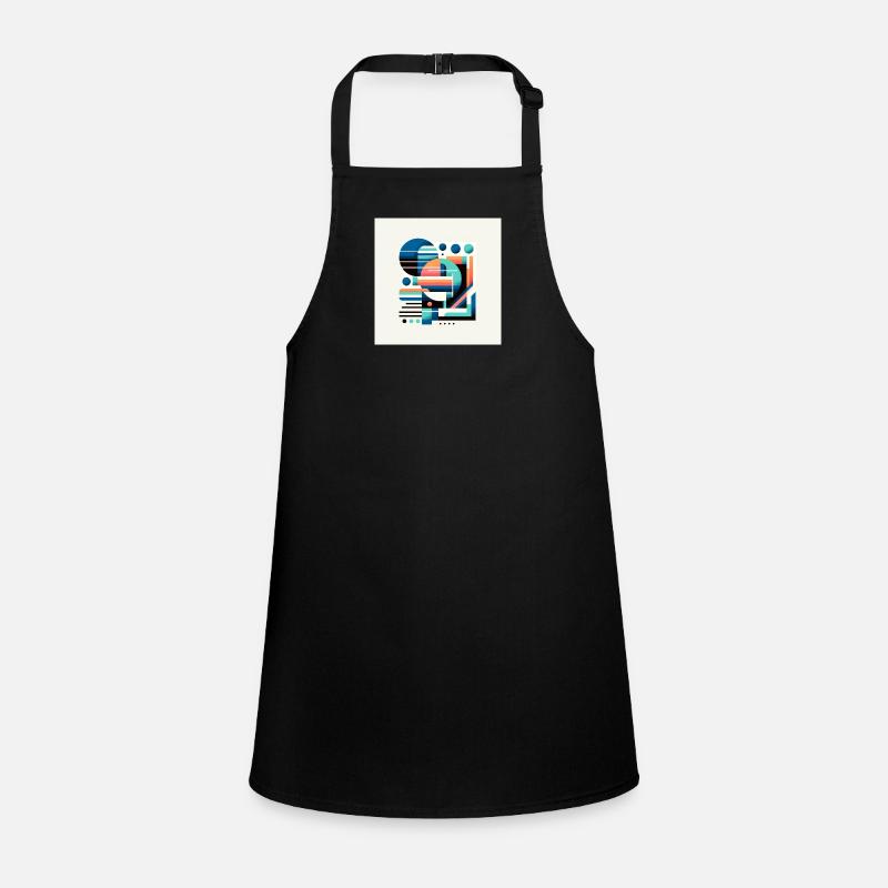 Futuristic geometry Children's Apron