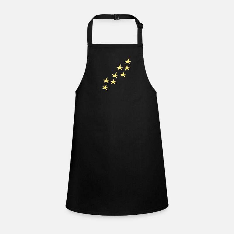 sterne muster gelb stern symbol form Schürze für Kinder