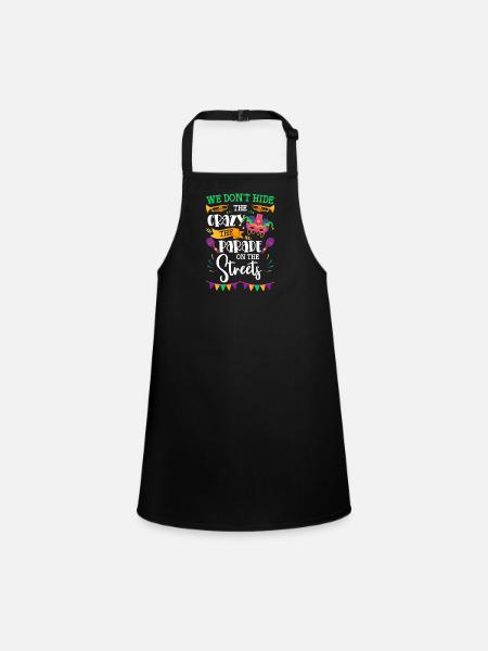 Party New Orleans Chains Music - Tablier Enfant - noir - Devant