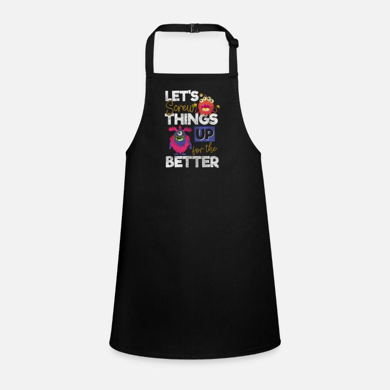 Monsters scare terribly cute Children's Apron