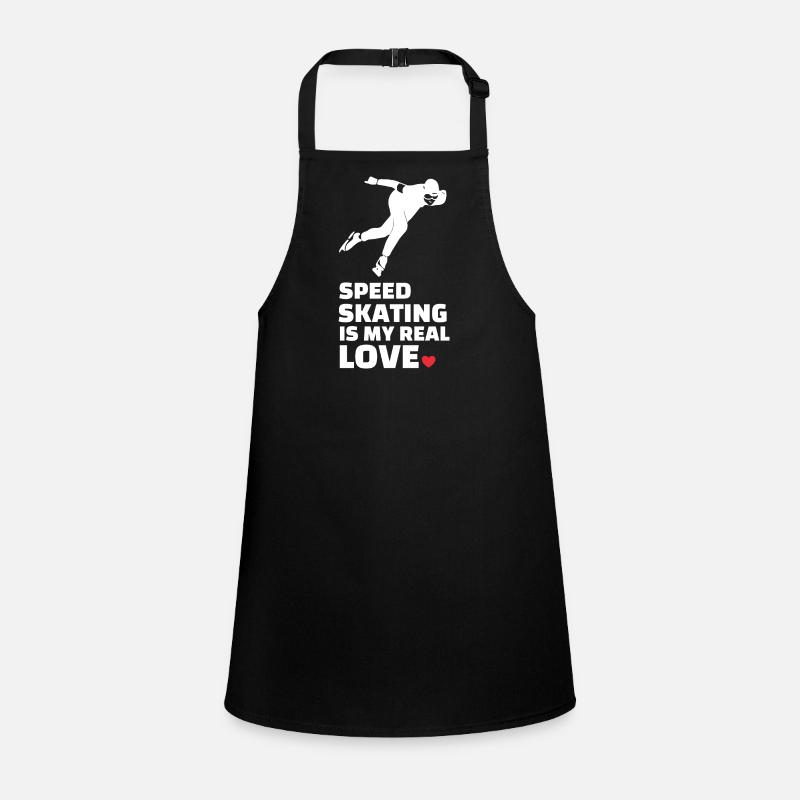 I love speed skating Children's Apron