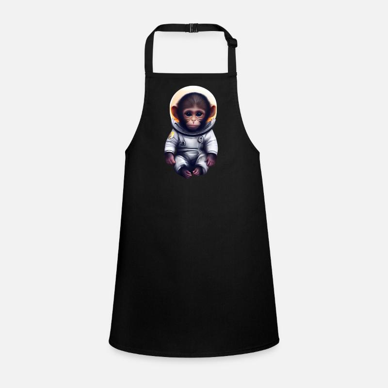 Monkey Astronaut Children's Apron