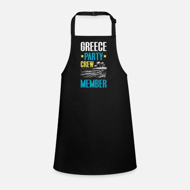 Greece Party Crew Children's Apron