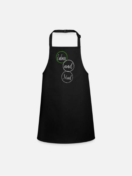 Healing Power Inner Healing Humor Support Network - Children's Apron - black - Front