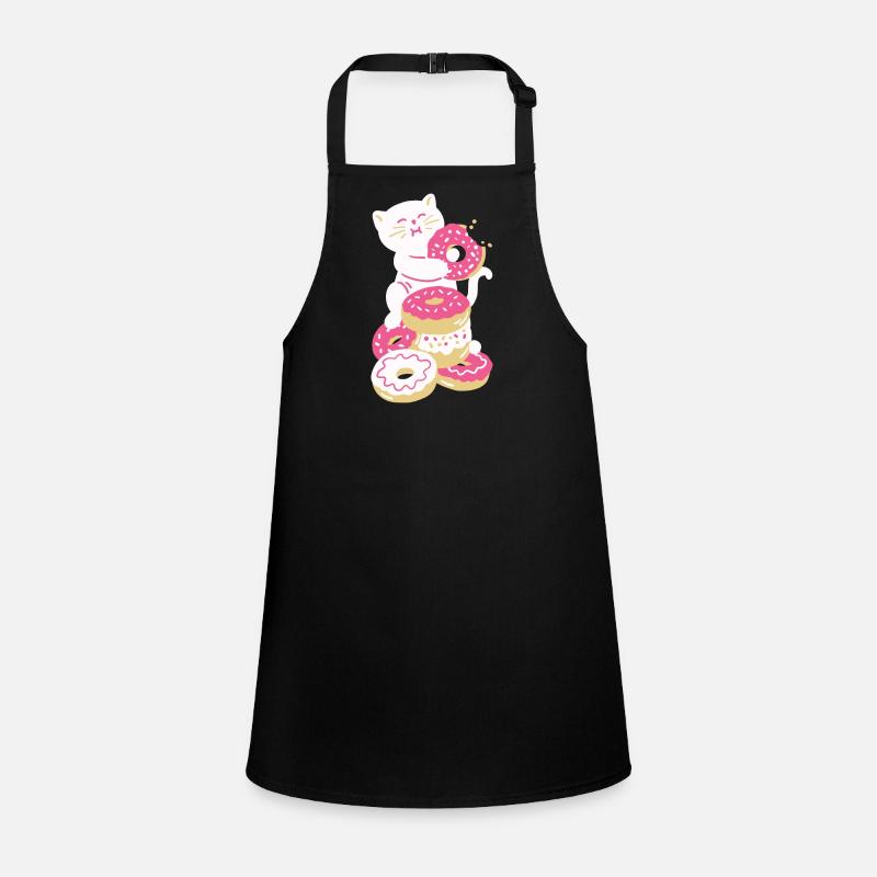 Donuts Katze Donut Schürze für Kinder