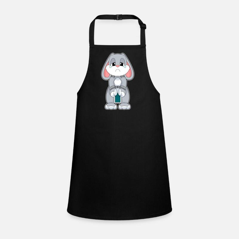 Bunny Poker Poker Card Game Children's Apron