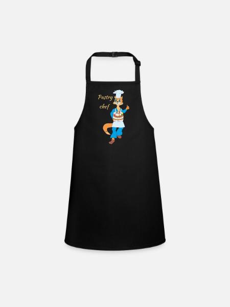 Pastry chef - Children's Apron - black - Front