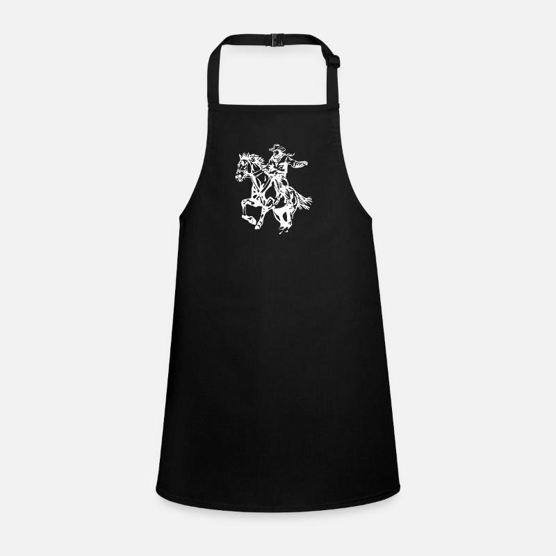 Cowboy Brave Drawing Children's Apron
