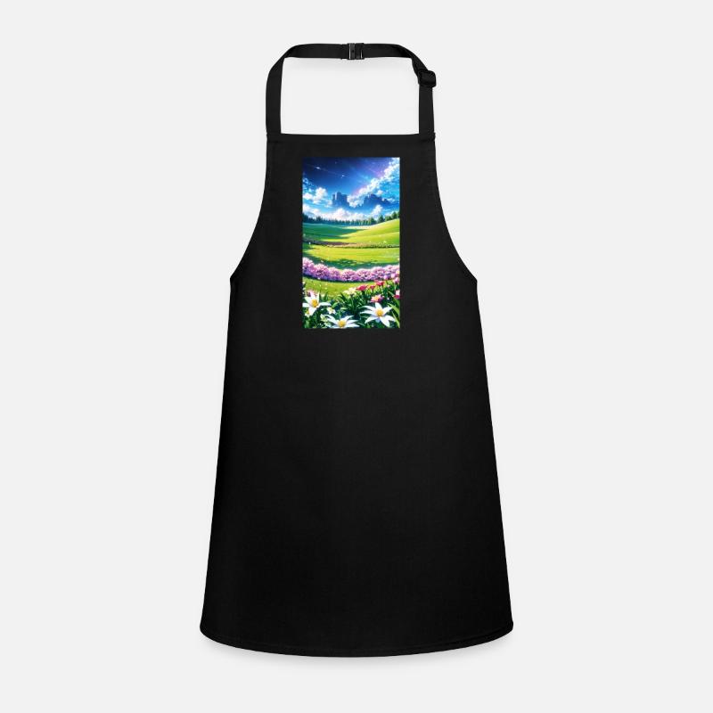 Landscape with 4 Areas, Generative AI Children's Apron