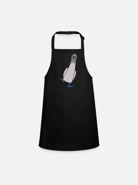 Booby - Children's Apron - black - Front