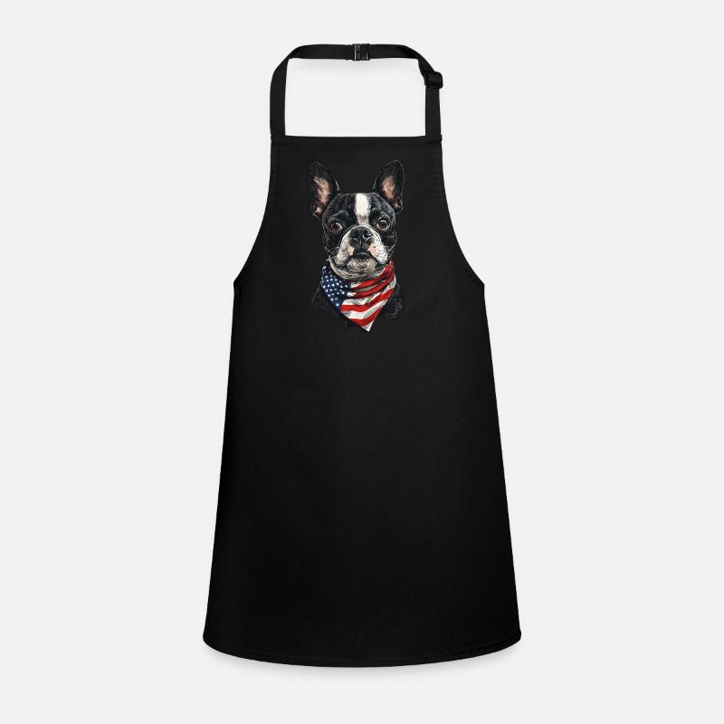 Boston Terrier Schürze für Kinder