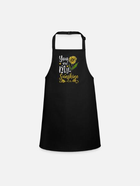 Nature Odeur Amour Saint Valentin - Tablier Enfant - noir - Devant