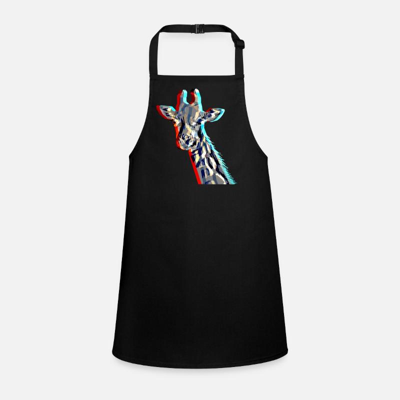 Giraffe with 3D effect Children's Apron