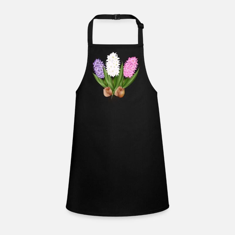 Hand-drawn hyacinths Children's Apron