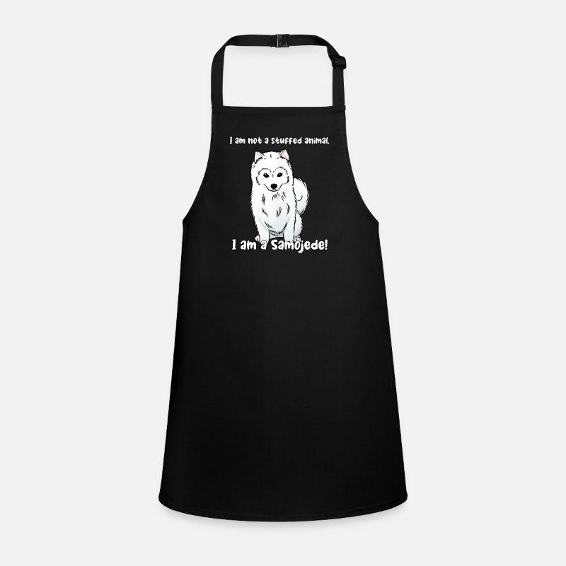 I'm not a cuddly toy. I am a Samoyed! Children's Apron