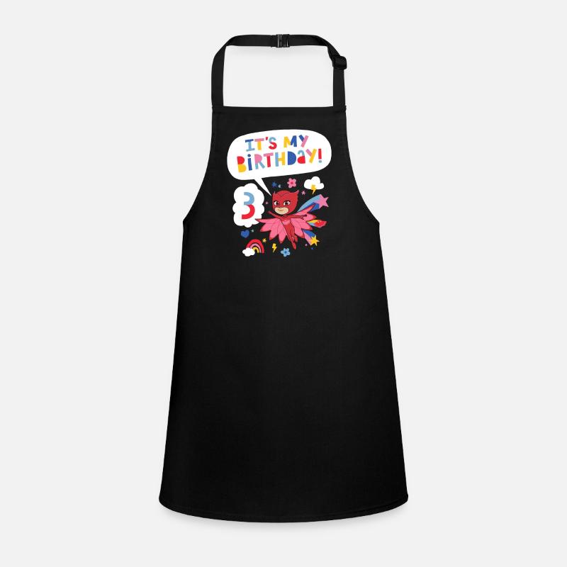 PJ Masks Owlette Birthday Design For 3rd Birthday Children's Apron