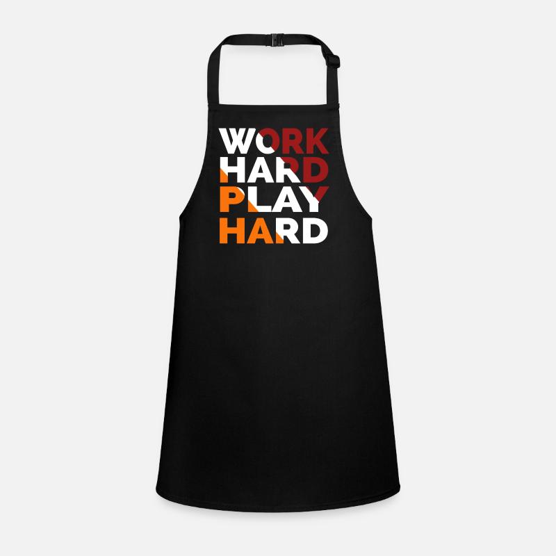 Travailler dur Jouer dur Tablier Enfant