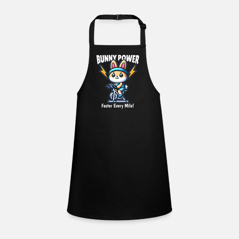 Rabbit spin bike Children's Apron