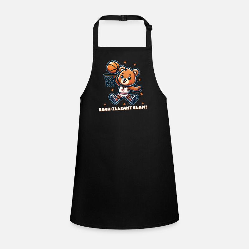 Basketball-Bär Schürze für Kinder