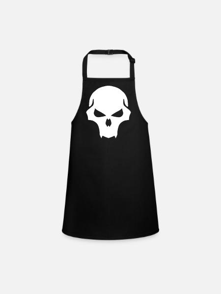 Shadowskull Silhouette - Tablier Enfant - noir - Devant