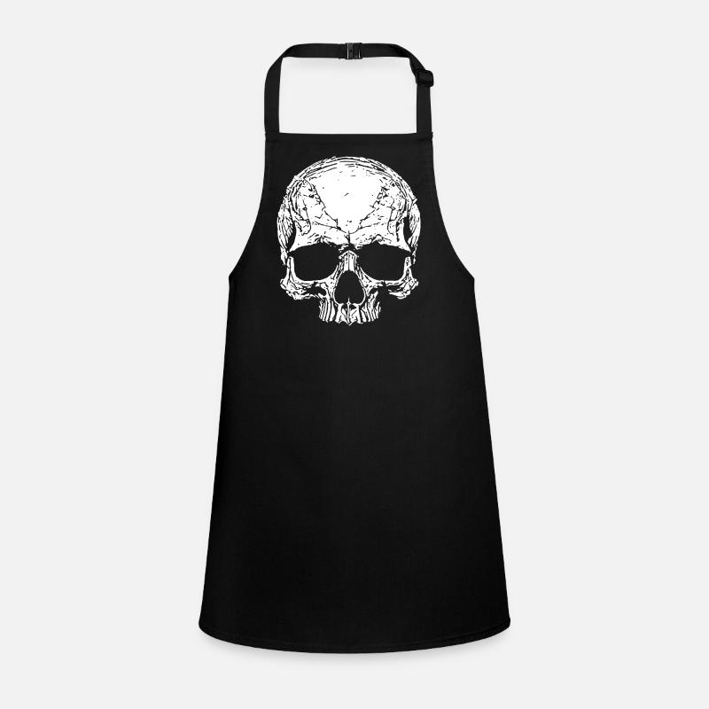Skull Silhouette Children's Apron