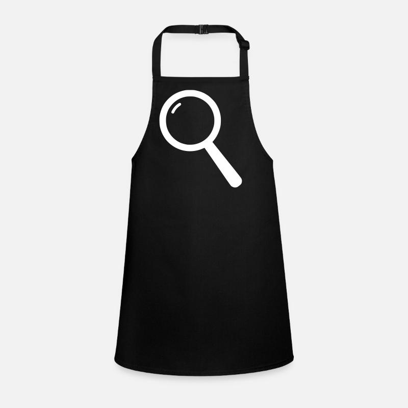 Magnifying Glass Icon Search Minimalist Vector Children's Apron