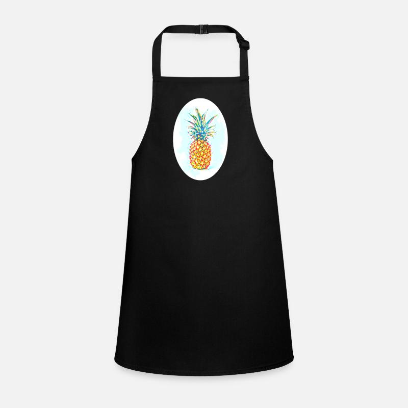 Pineapple Drawing Children's Apron