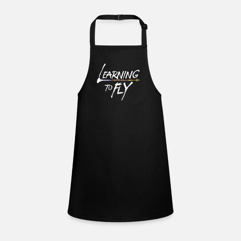 Learning to fly Flying Airplane Pilot Flyer Children's Apron