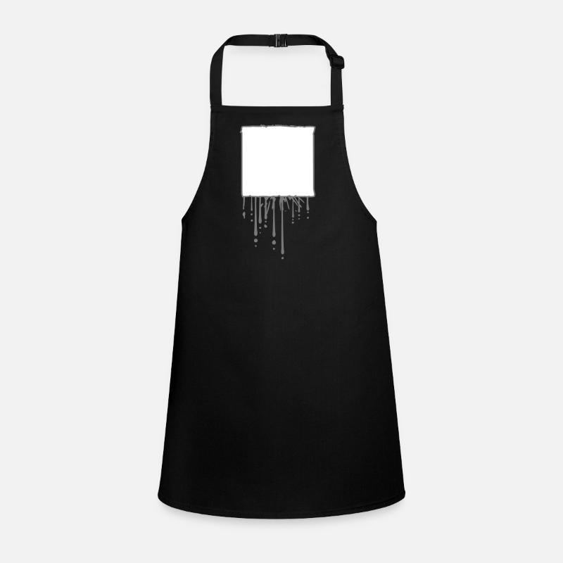 Square Rectangle Square Gray Text Field Shield R Children's Apron