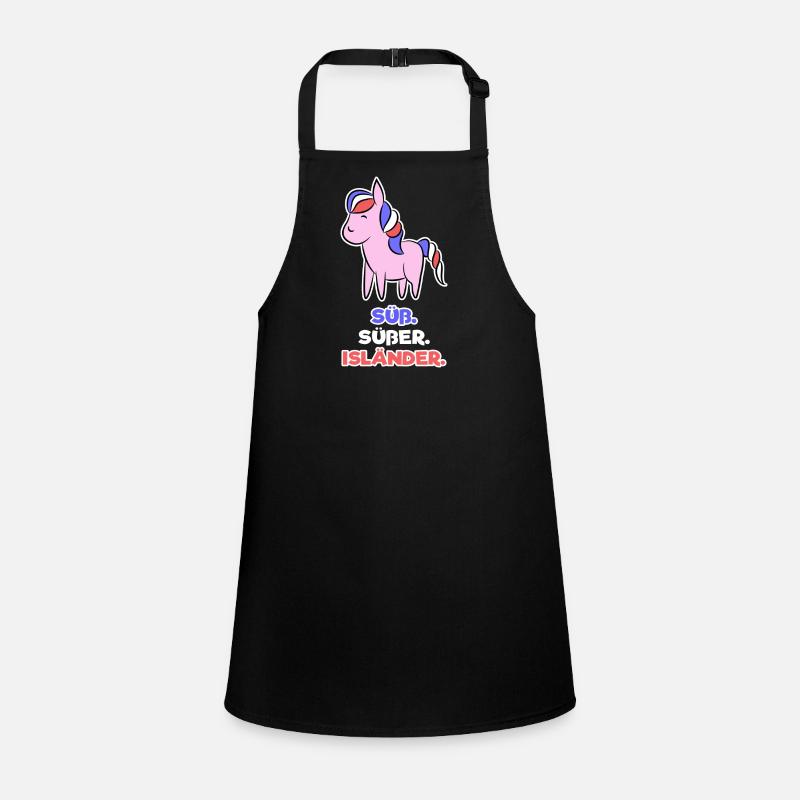 Islandpferde Pony Islandponys Haflinger Statement Schürze für Kinder