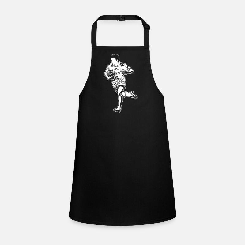 Rugby player drawing Children's Apron