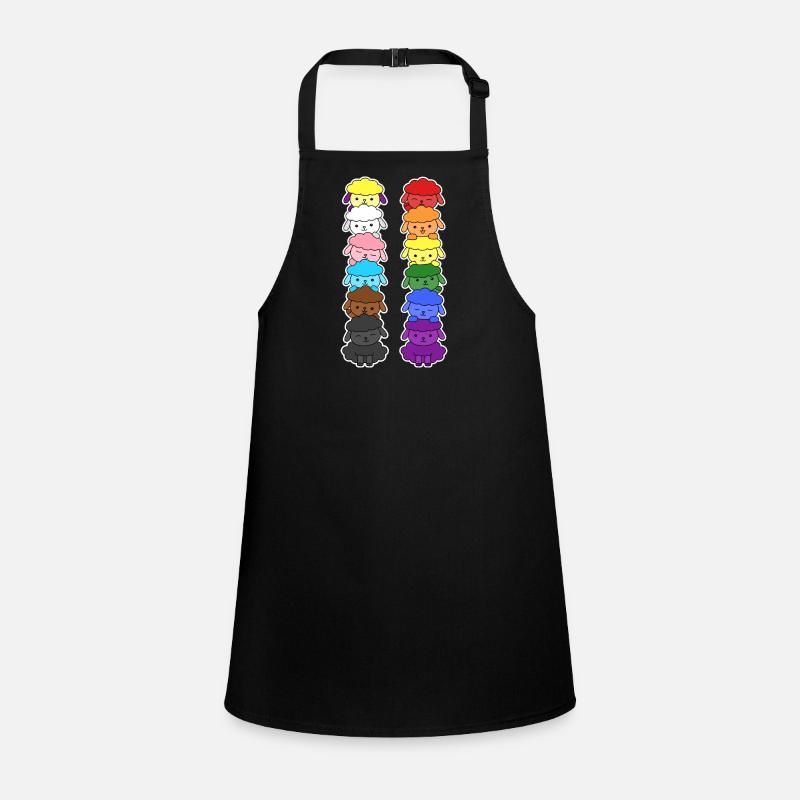 Fierté Progrès Drapeau Egalité des moutons Tablier Enfant