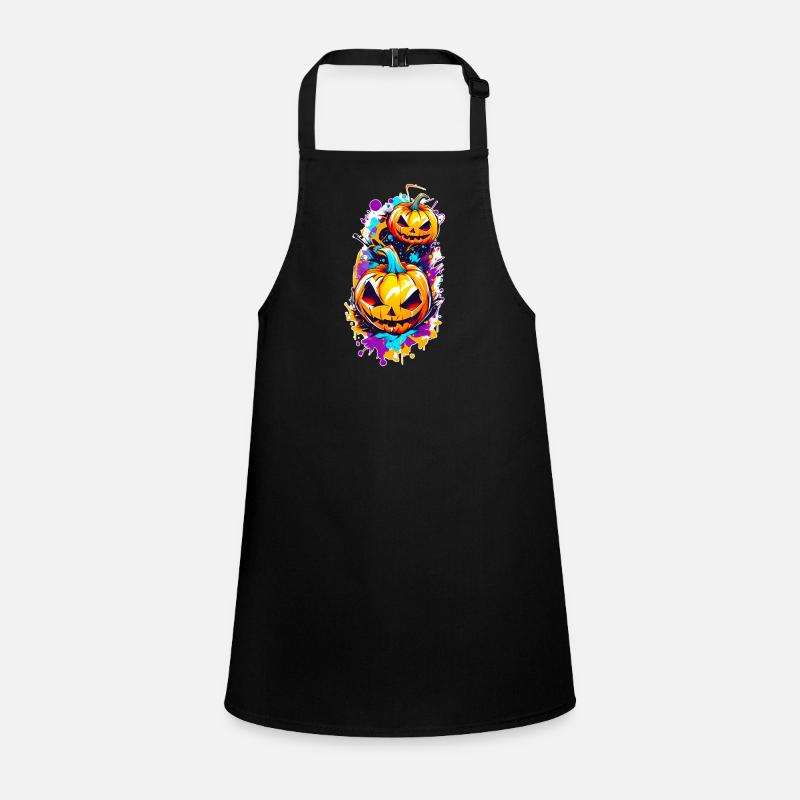 Jack o Lanterne 01 - Tablier Enfant - noir