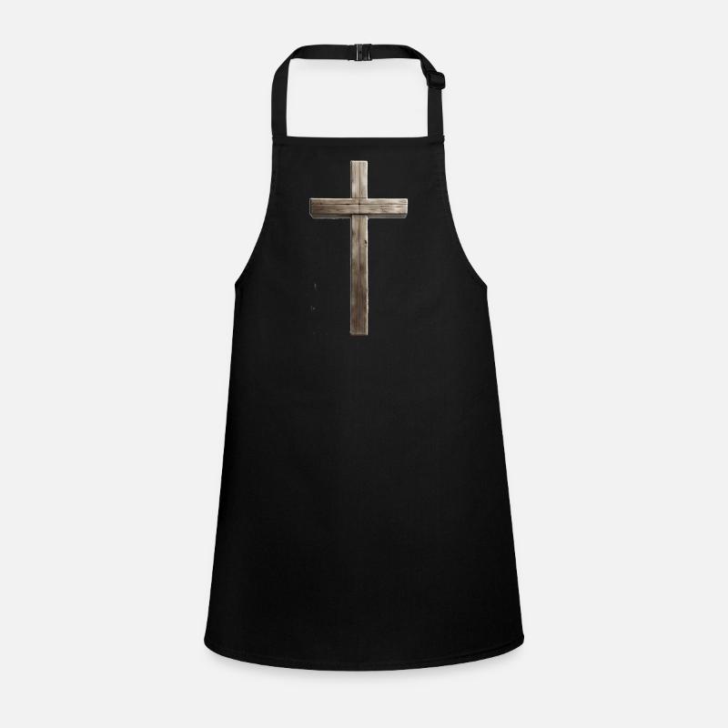 Holzkreuz Schürze für Kinder