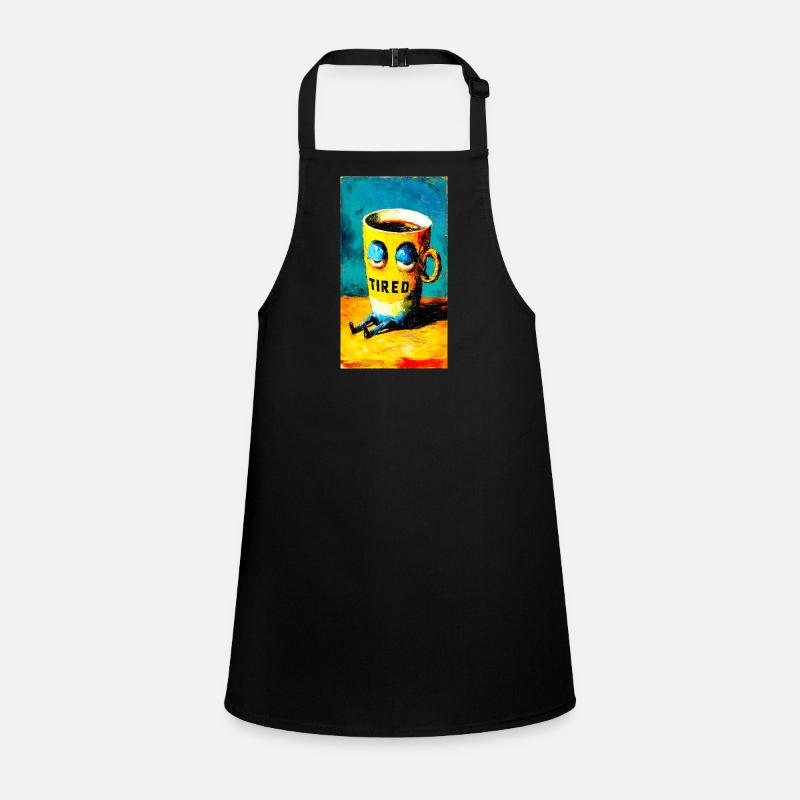 "Tired Coffee" by van Gogh Children's Apron