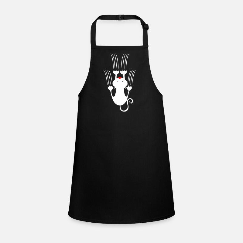 Cat Claws Scratched Cat Owner Funny Children's Apron