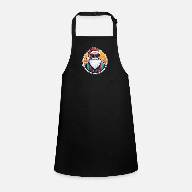 Santa Claus Christmas Drawing Children's Apron