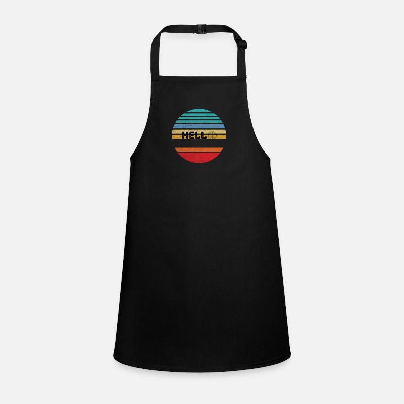 Hello Retro - Tablier Enfant - noir